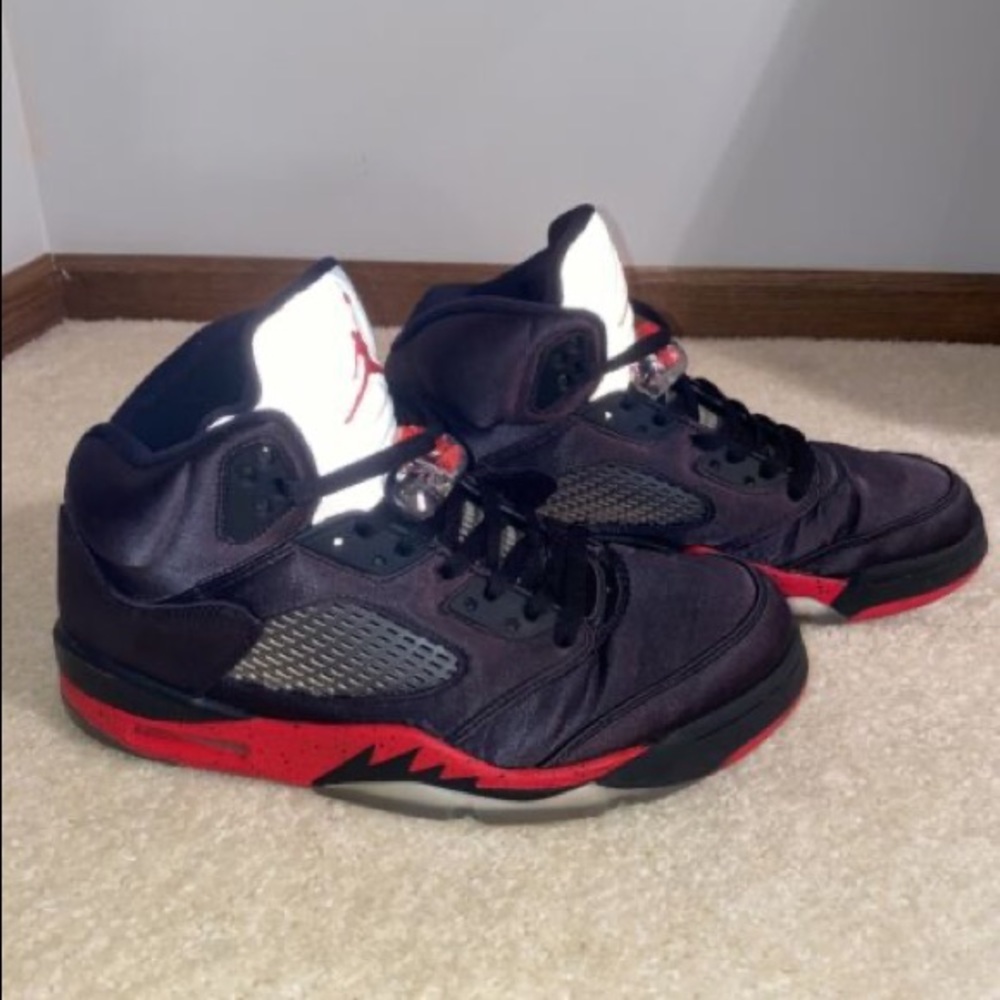 Jordan 5 Bred Satin